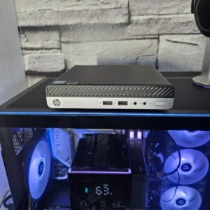 HP ProDesk 400 G4 Mini PC • i3-8100T • 16 GB RAM • 256 GB NVMe